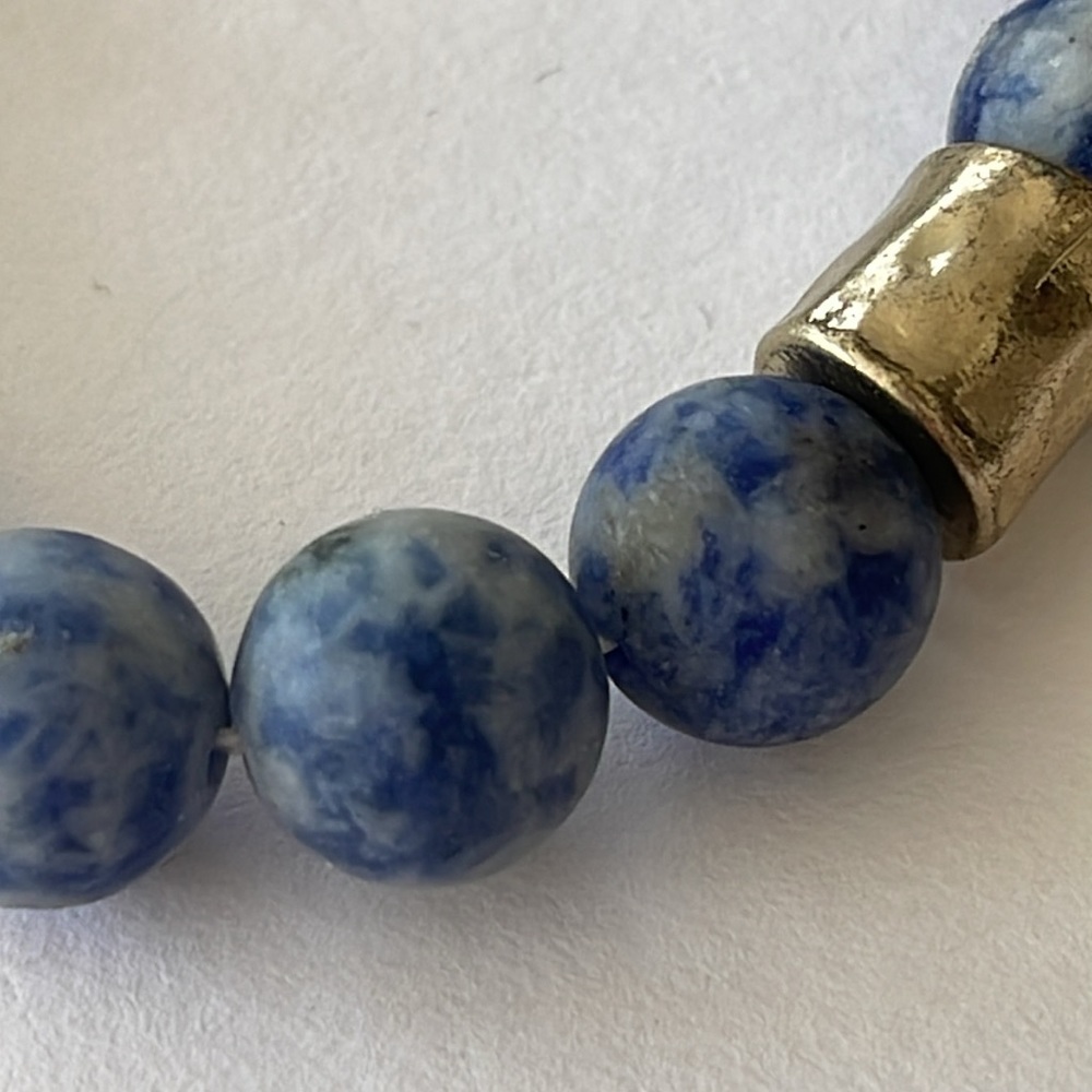 Blue Stone Fashion Stretch Bracelet - Picture 4 of 4